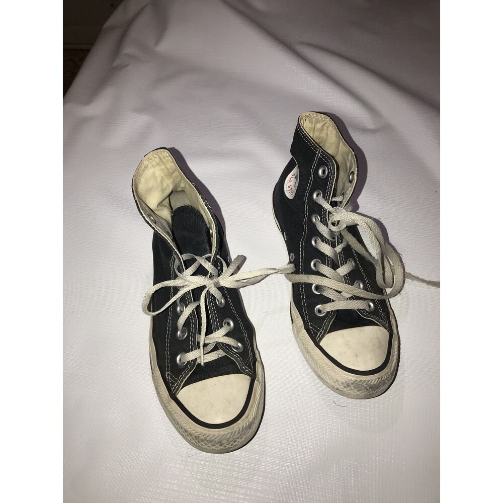 Converse All Star High Top Canvas Sneakers Casual Shoes Black Womens  Size 7